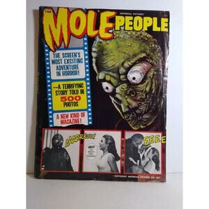 The Mole People Magazine 1964 Horror Sci-Fi Movie Photos Universal Pictures